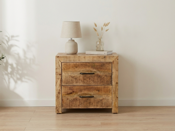 Table de chevet Sumara 2 tiroirs