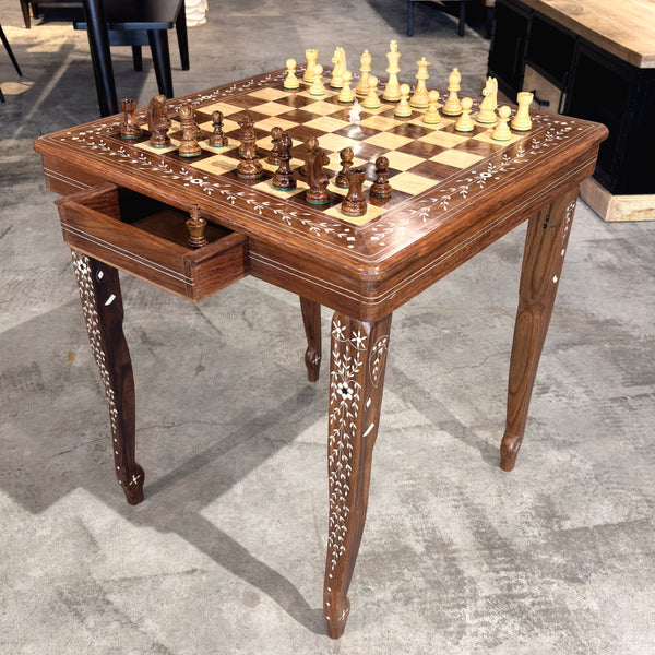 Table de Jeu d'échecs de Royal carré - Kif-Kif Import