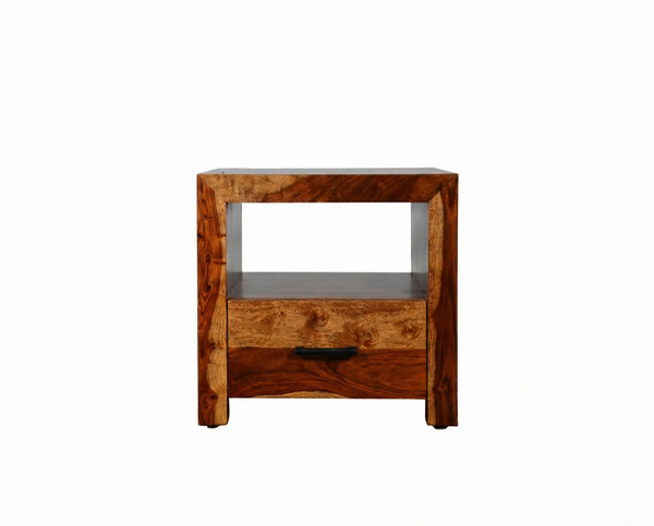 Table de chevet Enzo – sheesham brun