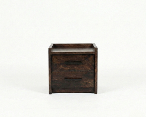 Table de chevet Nagpur – sheesham massif espresso