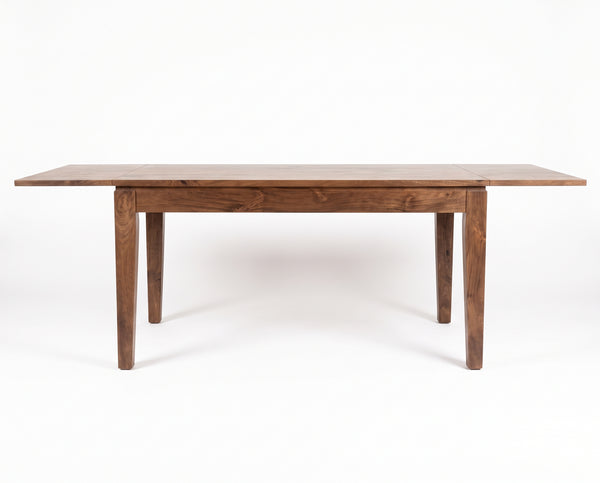 Table à dîner Jepara extensible 59" à 91"– manguier massif brun