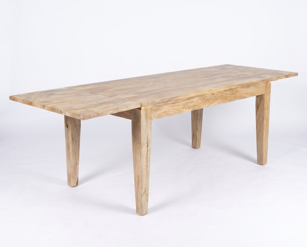 Table à dîner Jepara extensible – manguier massif naturel – 59" à 91"