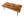Diva rosewood dining table Brown 60