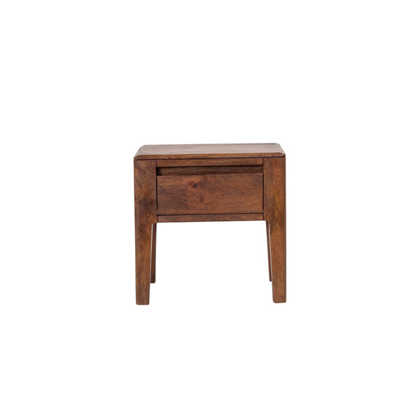 Table de chevet Dunia  –  manguier massif brun