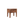 Table de chevet Dunia  –  manguier massif brun