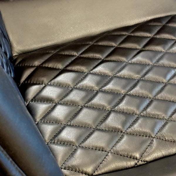 Chaise cuir noir NESSA - Kif-Kif Import