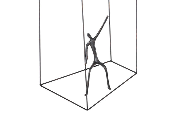 Sculpture murale Perspective 17.5x3x40.5" - Kif-Kif Import