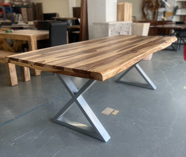 Table à manger Bois de Rose Champagne 84x40''