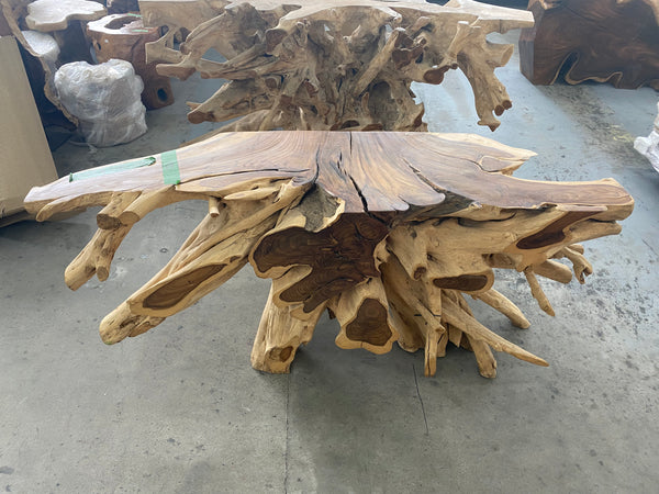 Console Racine de teck - Kif-Kif Import