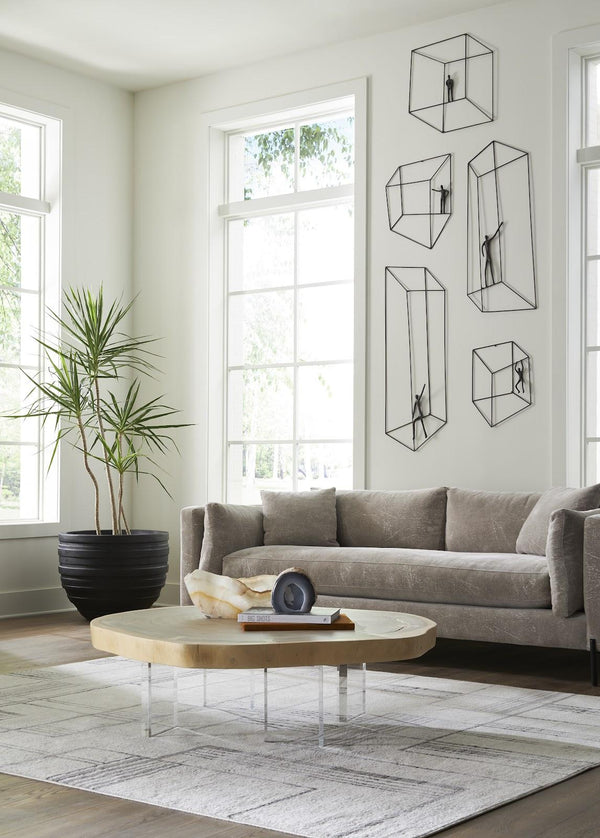 Sculpture murale Perspective 23.25*0.5*22" - Kif-Kif Import