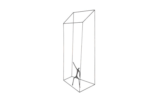 Sculpture murale Perspective 17.5x3x40.5" - Kif-Kif Import