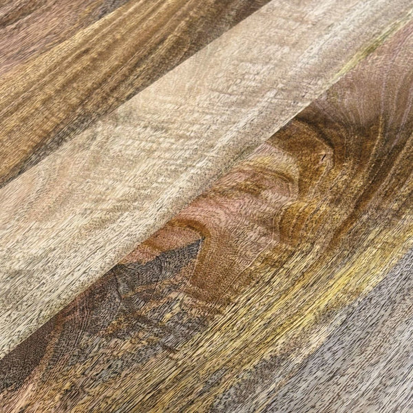 Table à dîner extensible manguier 1.5" bord naturel X - Kif-Kif Import