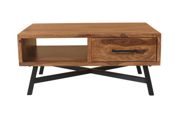 Table de salon 2 tiroirs LOFT - Kif-Kif Import