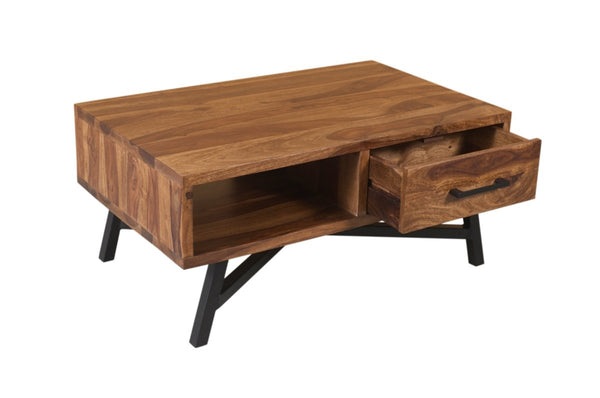Table de salon 2 tiroirs LOFT - Kif-Kif Import