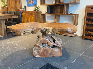 Nature living room table 25x47x25'' - Kif-Kif Import