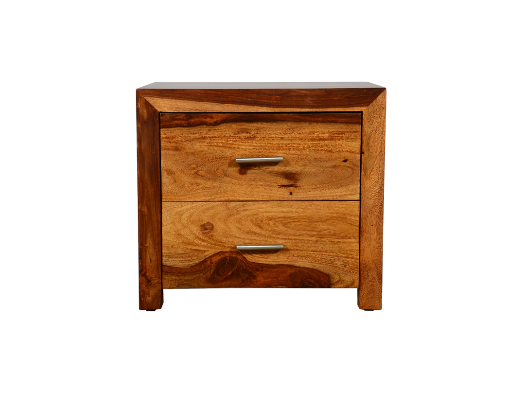 Table de nuit Jamba 2 tiroirs - Kif-Kif Import