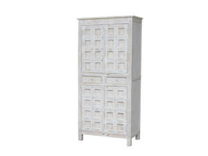 White cabinet 4 doors 2 drawers Sinbad - Kif-Kif Import