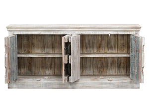 Antique Indian sideboard 4 doors - Kif-Kif Import