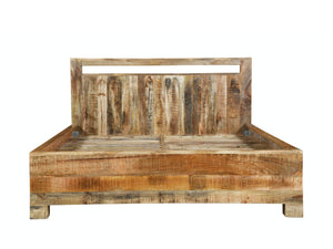 Lit Dhaka en bois avec sommier - Kif-Kif Import