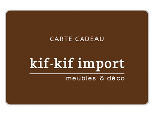 E-carte cadeau Kif-Kif Import - Kif-Kif Import