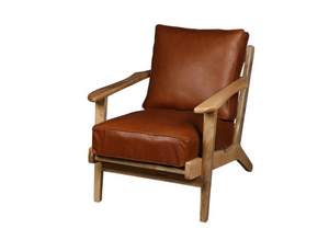 KINLEY leather armchair - Kif-Kif Import