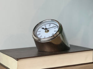 Vintage aluminum table clock - Kif-Kif Import