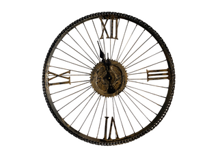Bike rim wall clock - Kif-Kif Import