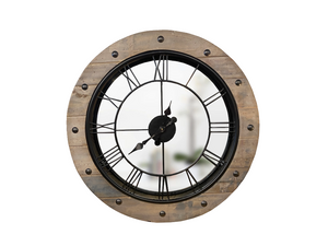 Reloj de pared redondo oxidado - Kif-Kif Import