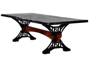Eiffel table leg acacia wood & metal - Kif-Kif Import