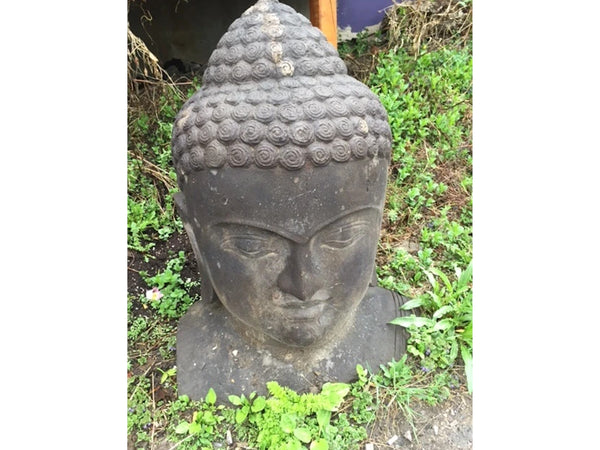 Tête de bouddha en béton - Kif-Kif Import
