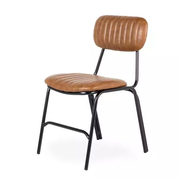 Romina leather chair - Kif-Kif Import