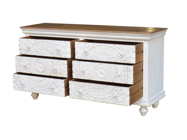 Casa double dresser 6 drawers - Kif-Kif Import